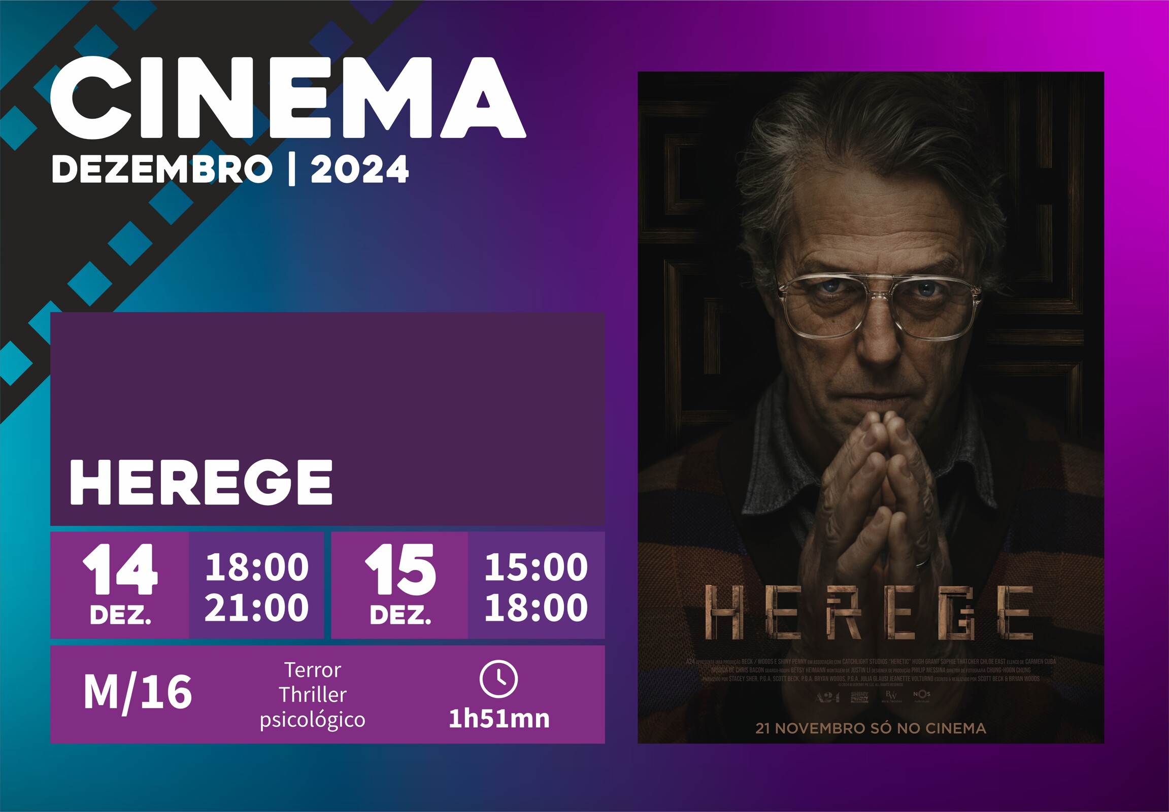 Cinema de dezembro