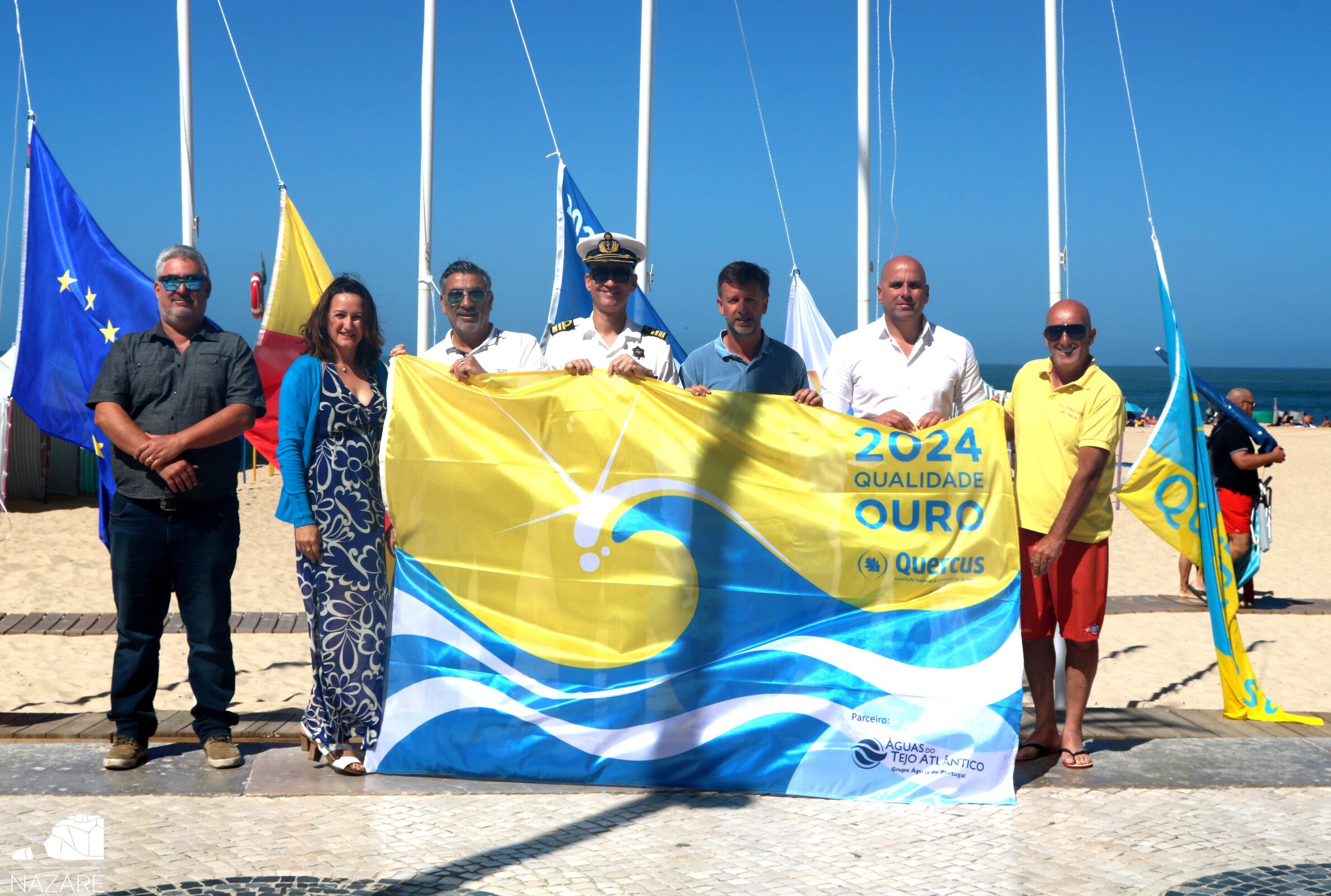 Nazaré é uma praia certificada pela ISO 13009:2015