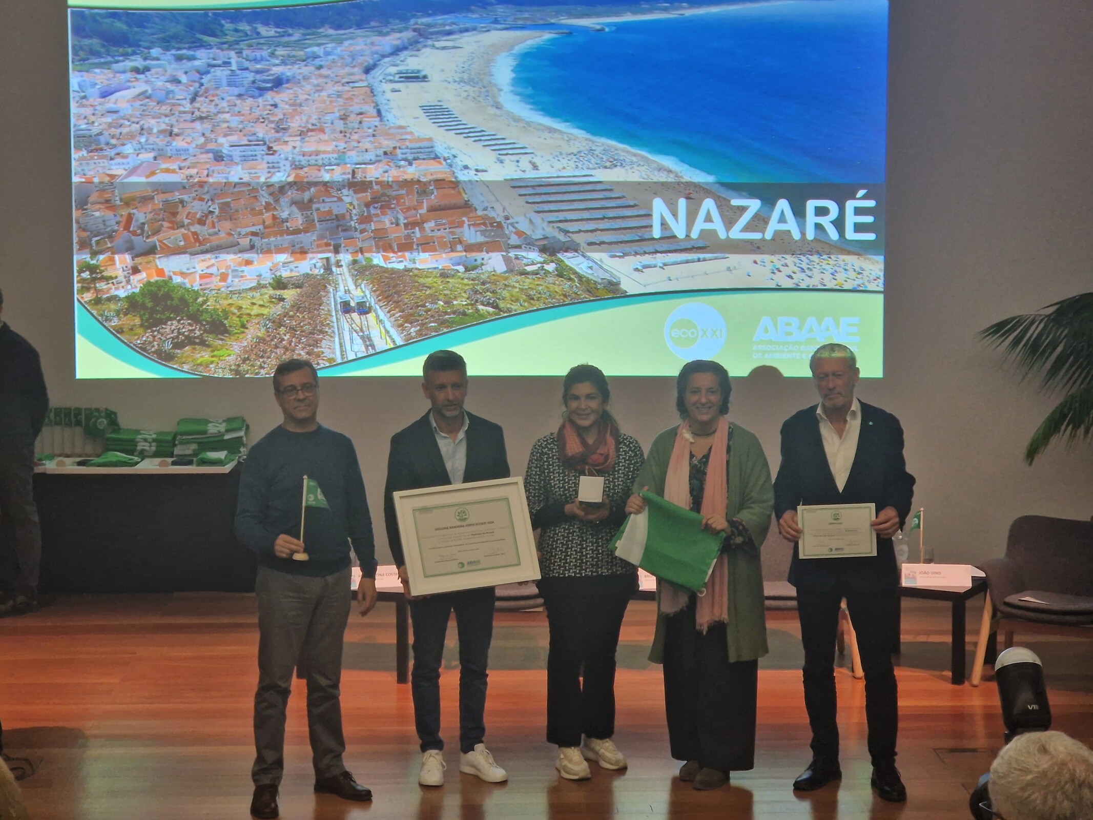 Nazaré melhora posição no índice de Municípios com a Bandeira Verde ECO XXI