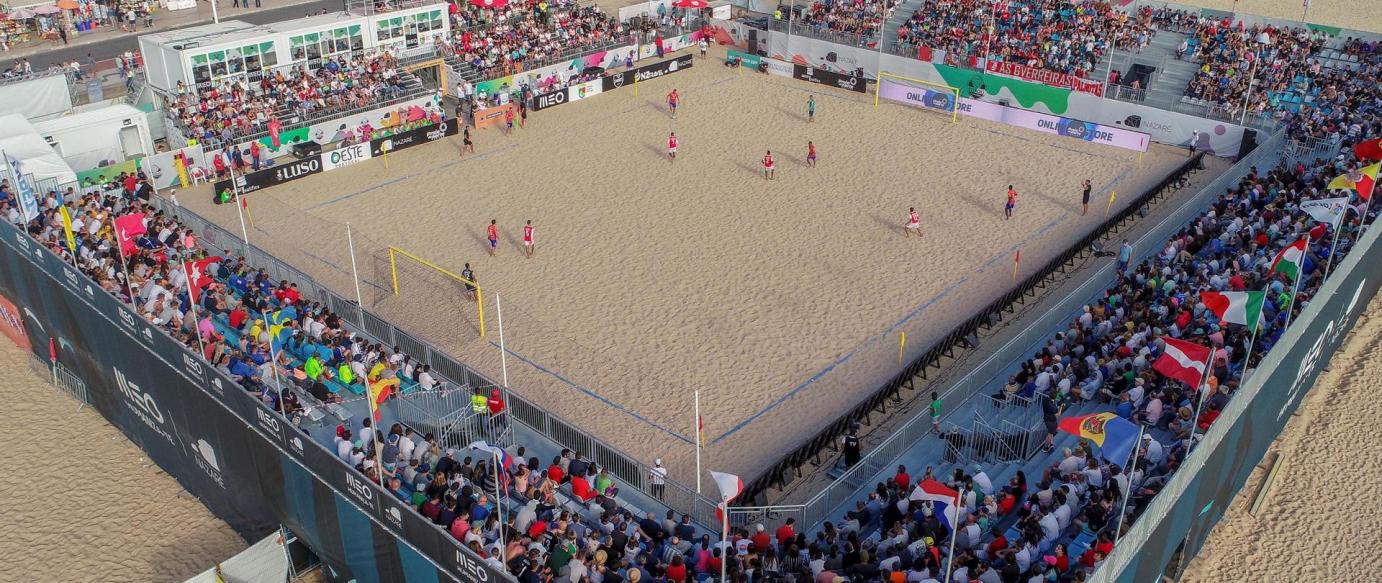Euro Beach Soccer League arranca na Nazaré